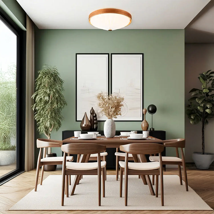 WOOD PLEATS CEILING LIGHT LEDシーリングライト
