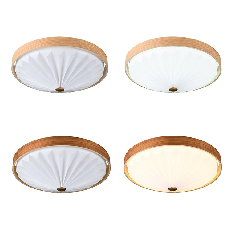WOOD PLEATS CEILING LIGHT LEDシーリングライト
