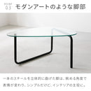 ガラス天板センターテーブル luce ルーチェ