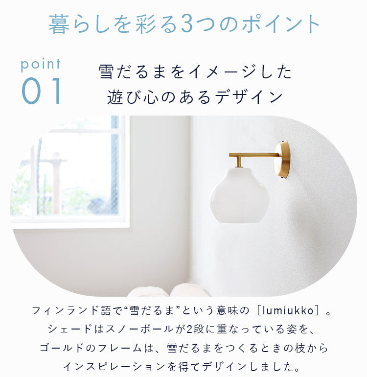 pelata ブラケットライト lumiukko ルミウッコ