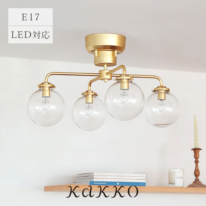 シーリングライト 4灯 schnee シュネー【 おしゃれ 北欧 照明器具 6畳