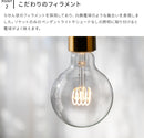 LEDフィラメントボール電球 E26 非調光