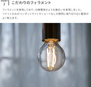 LEDフィラメントクリプトン電球 E17 非調光