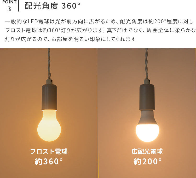 LEDフロスト電球 E26（700lm・55W相当）