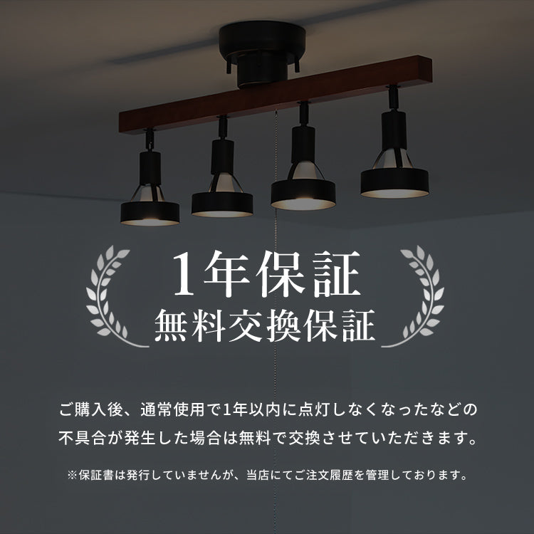シーリングライト 4灯 バロン E17