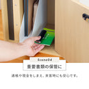 収納家具 キューブボックス ダイヤル錠付き