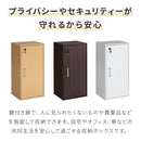 収納家具 鍵付きキューブボックス 縦長タイプ