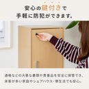 収納家具 鍵付きキューブボックス 縦長タイプ