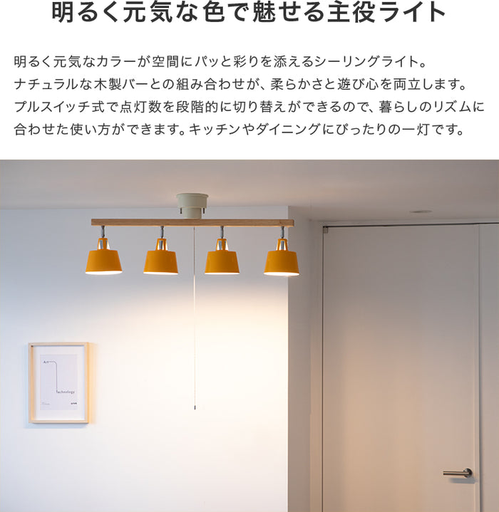シーリングライト 4灯 EXS-004 照明器具 6畳 8畳 おしゃれ 照明 led
