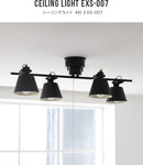 シーリングライト 4灯 EXS-007