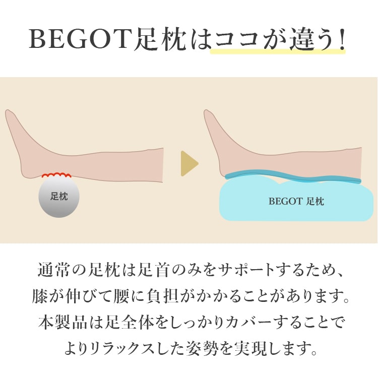 足枕BEGOT（ビゴット）