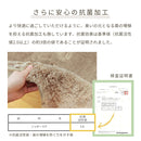 ペコラ シャギーラグ 45x75