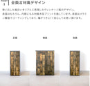 ヴィンテージ風木製ダストボックス