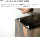ヴィンテージ風木製ダストボックス