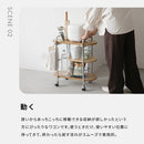 ラタン風ワゴン