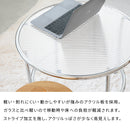 ラタン風ツインテーブル