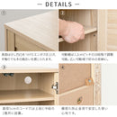 ルーバー扉収納棚 幅60cm