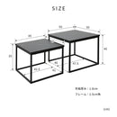 大理石柄ネストテーブル  ターフェル