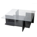 ガラス天板センターテーブル