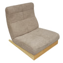 一人掛けリクライニングローソファ