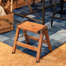 木目調 ステップスツール 1段