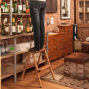 木目調 ステップスツール 2段