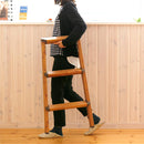 木目調 ステップスツール 3段