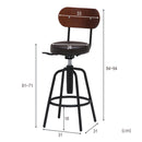 レトロ調 カウンターチェア