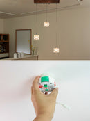 ガラスキューブ 3灯