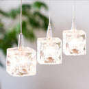 ガラスキューブ 3灯