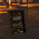 置き時計　グッドモーニング＆グッドナイ