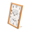 置き時計　グッドモーニング＆グッドナイ