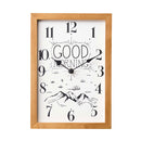 置き時計　グッドモーニング＆グッドナイ