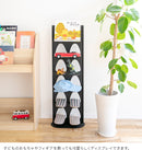 ◯スチールシューズラック6段 ■ホワイト