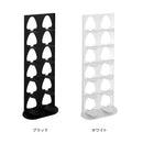 ◯スチールシューズラック6段 ■ホワイト