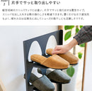 ◯スチールシューズラック6段 ■ホワイト