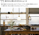 1灯ペンダントライト　ラルム（Larme）