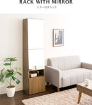 ミラー付きラック