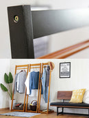 木製L型ハンガーラック 幅50cm