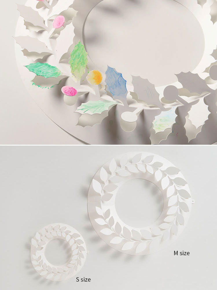 paper wreath ペーパーリース M