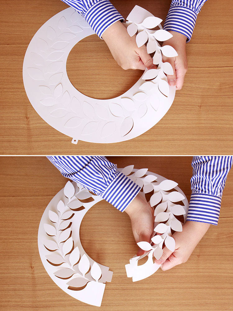 paper wreath ペーパーリース M