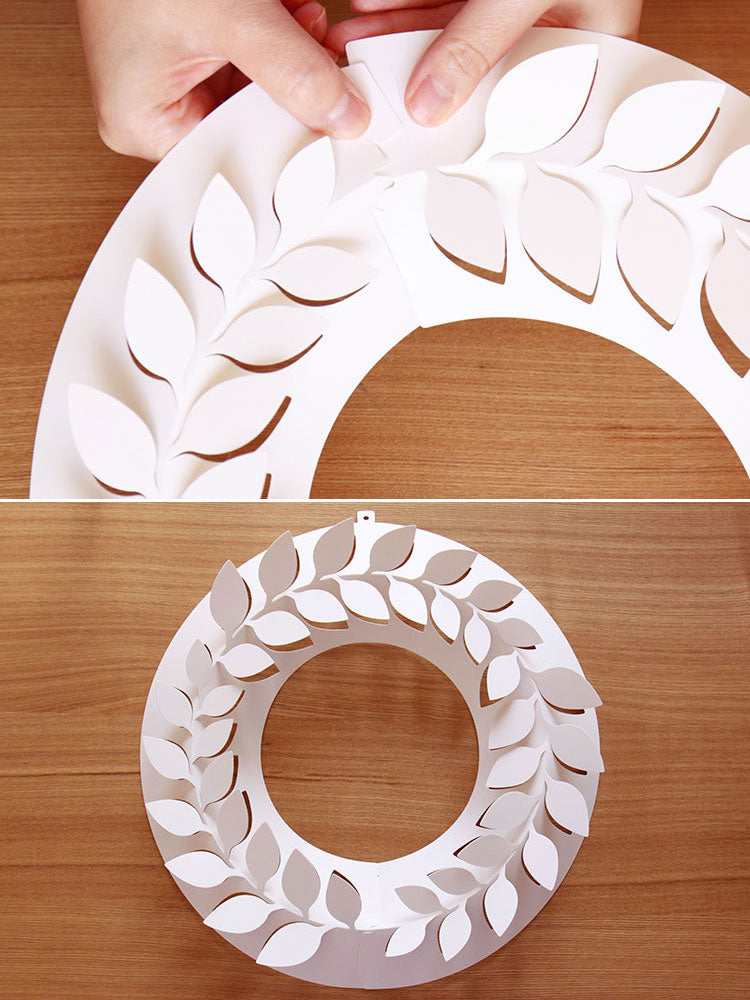 paper wreath ペーパーリース M