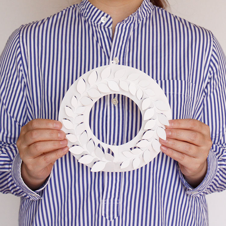 paper wreath ペーパーリース S