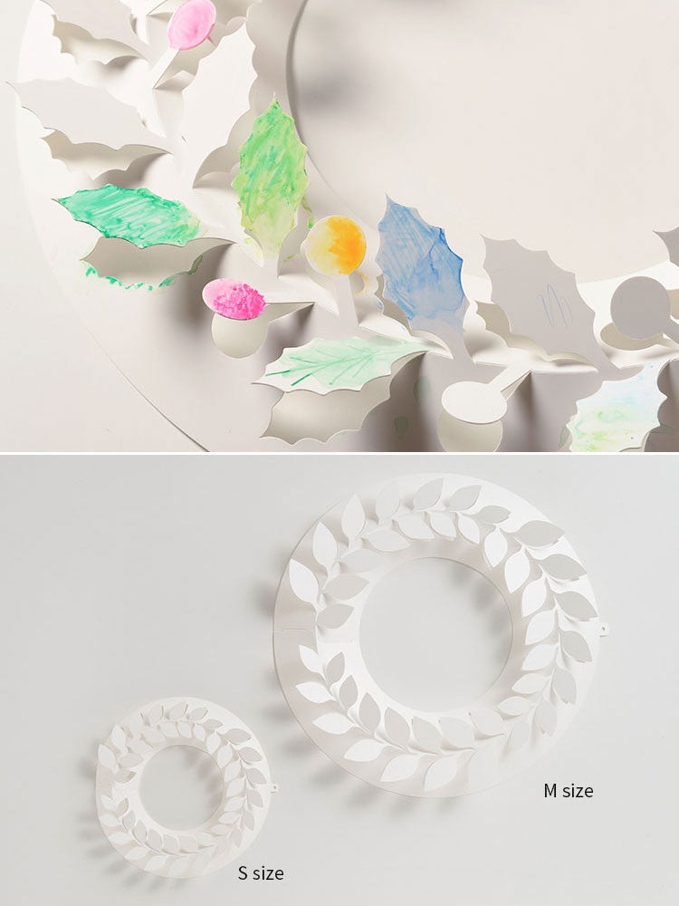 paper wreath ペーパーリース S