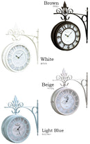 両面掛け時計 オールドストリートボスサイドクロック