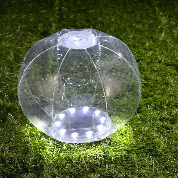 ビーチボール型防水LEDソーラーランタン