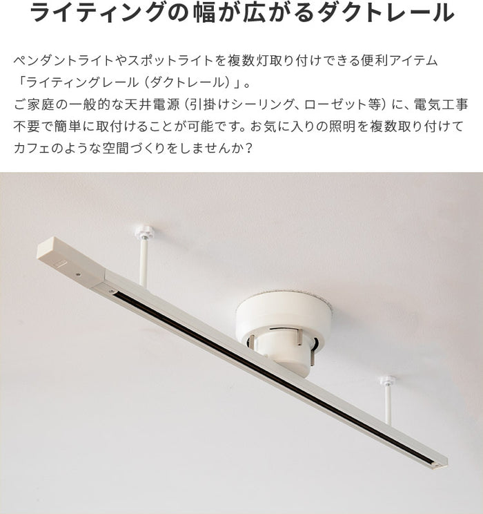 ダクトレール　ブラック Amazon.co.jp : STGGTS ダクトレール式 角度調節可 マット