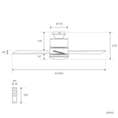 LEDシーリングファンライト バズー