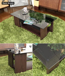 ガラスローテーブル フィルフォト[FYLFOT]