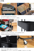 キッチンワゴン バスケット3段